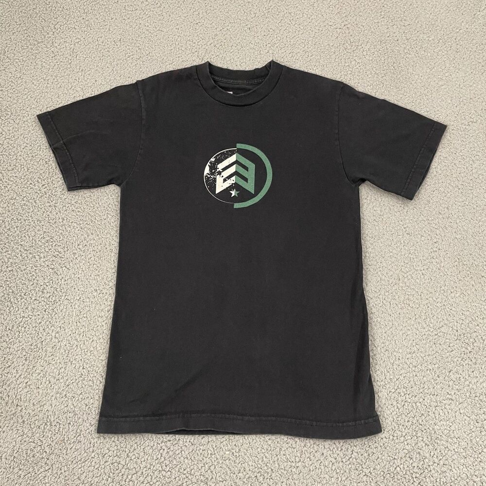 VTG Analog Burton Shirt Men S Black Skater Snowboarding Grunge Y2K Short Sleeve